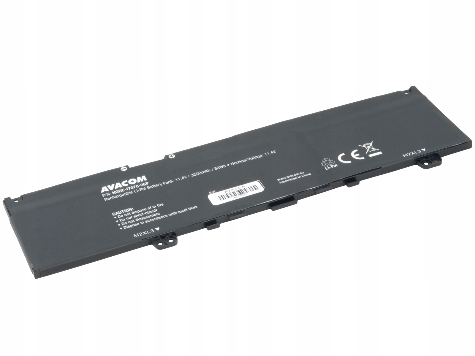 Batéria Avacom pre Dell Inspiron 7370, 7373 Li-Pol 11, 4 V 3200mAh 36Wh…