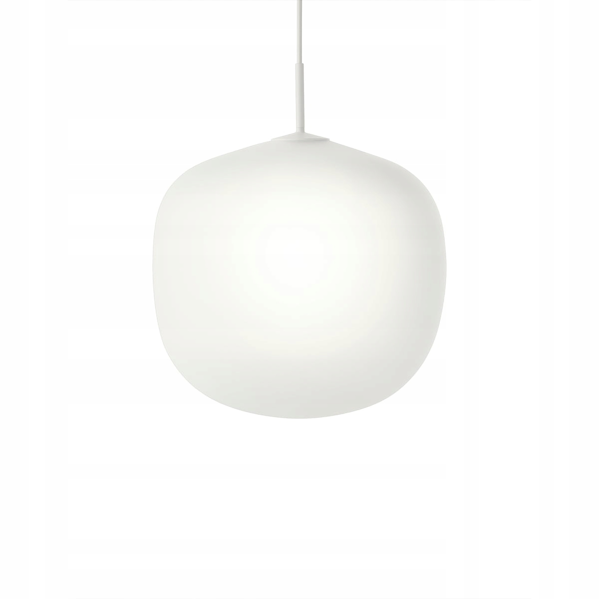 Muuto Rime Závesná lampa 45 cm biela Opál