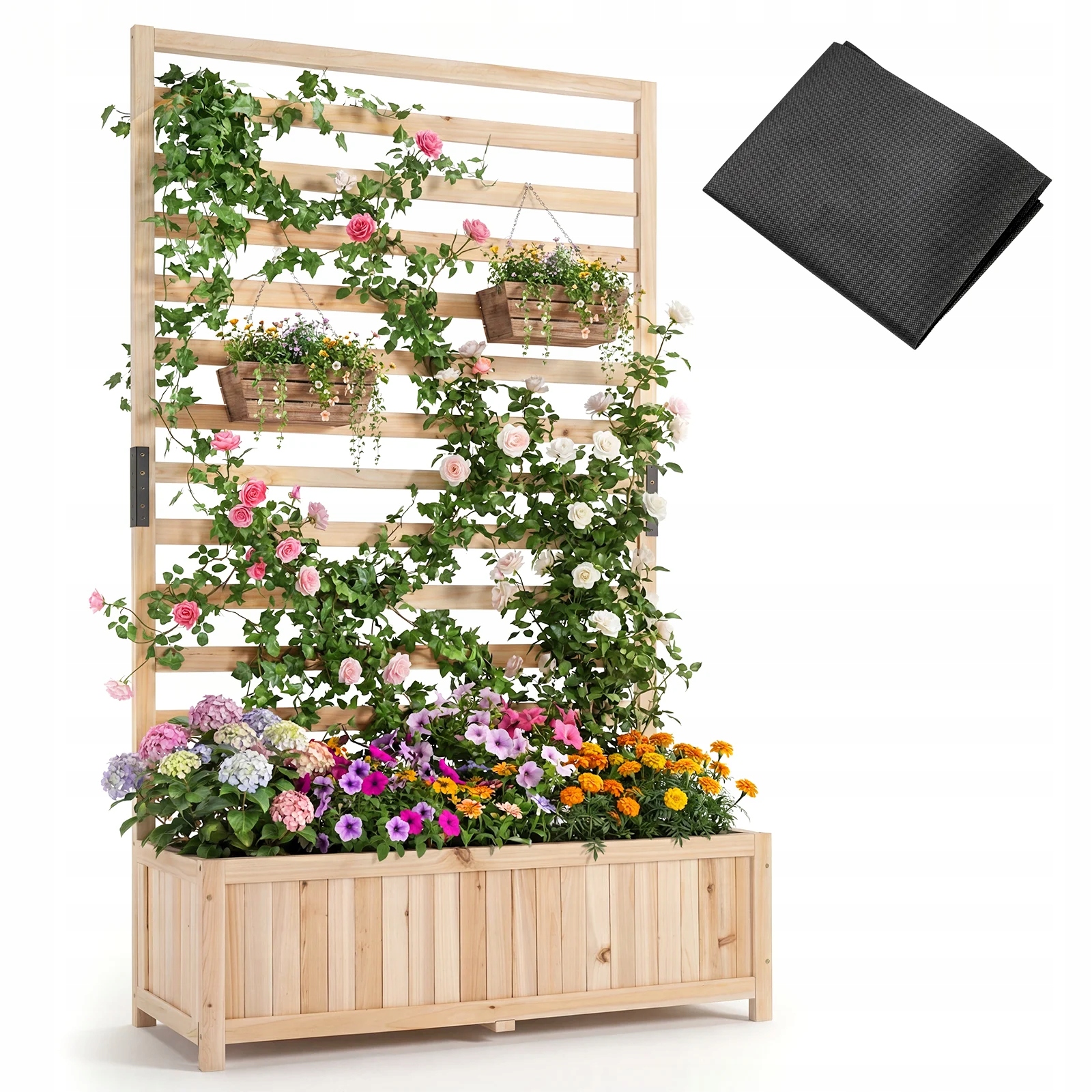 Zahradní květináč s mřížkou na popínavé rostliny Pergola