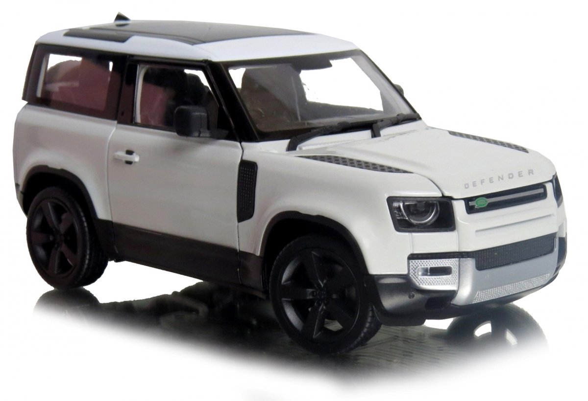 Land Rover Defender bílý 2020 1/24 Welly