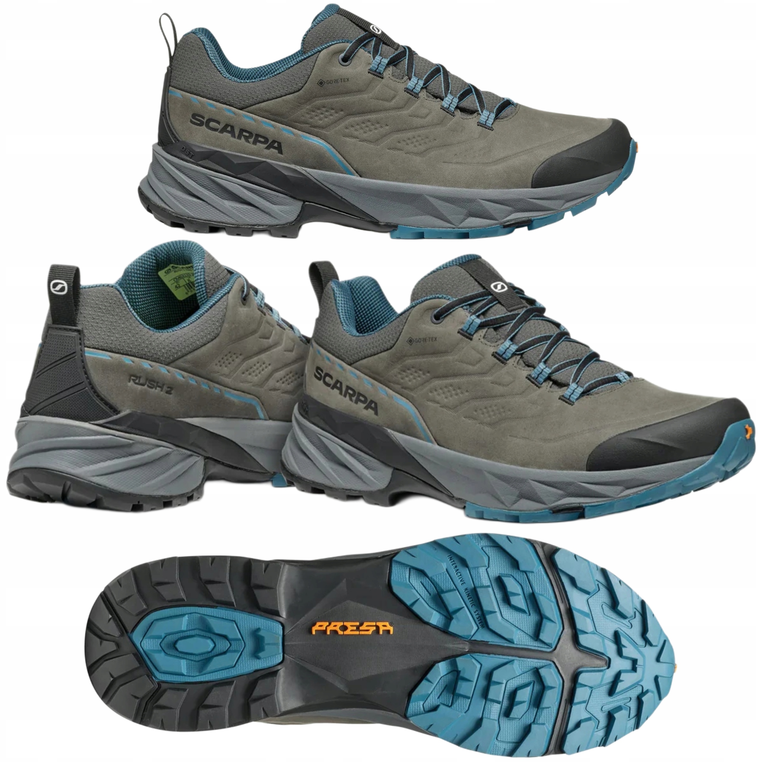 Trekkingové boty Scarpa Pánské voděodolné sportovní boty Rush 2 Pro Gtx 44,5