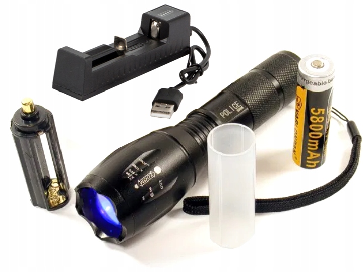 Lampa Uv 3W Latarka Zoom Ładowana Klimatyzacja Bursztyn Klej
