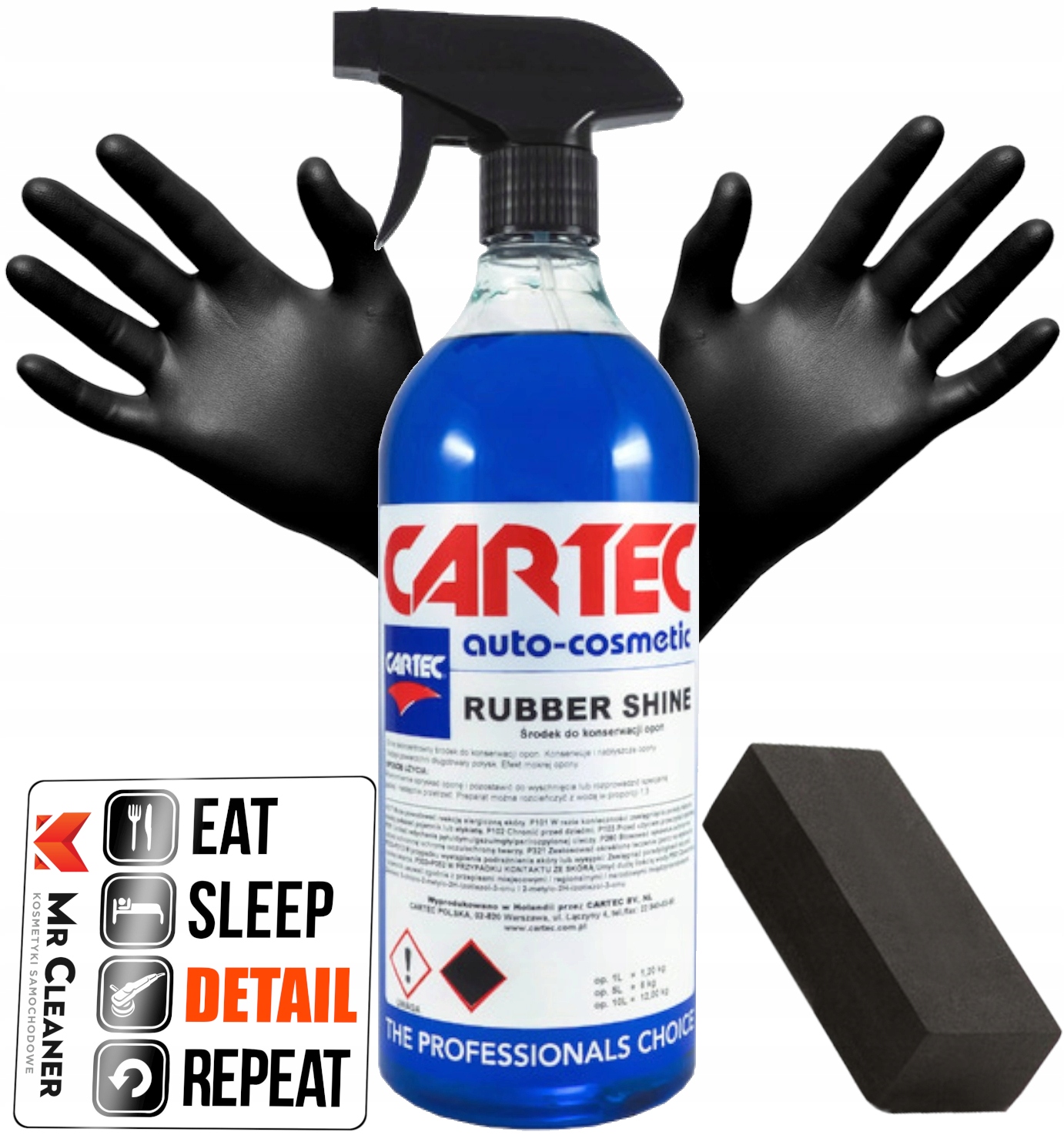 

Cartec Rubber Shine Do opon, elementów gumowych 1l