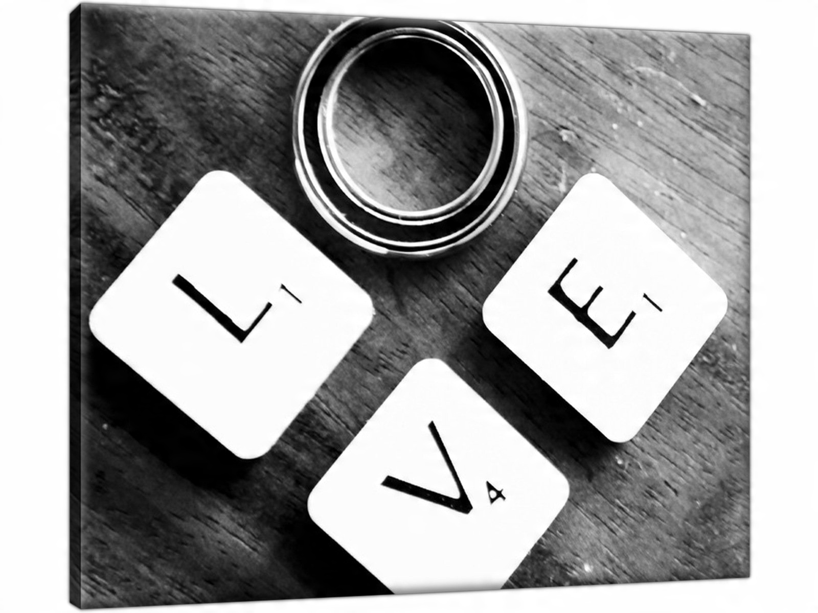 

Tryptyk Love Scrabble 50x40 Obraz dla dziewczyny