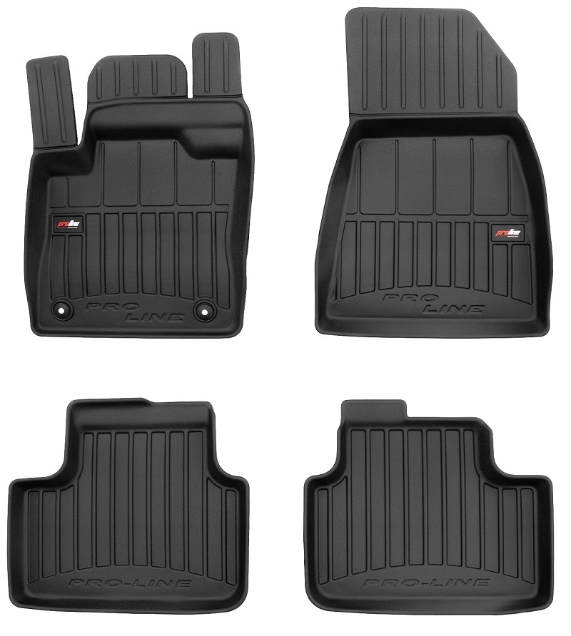 Gumové Koberce Volvo XC40 Recharge od 2020- Korytka 3D