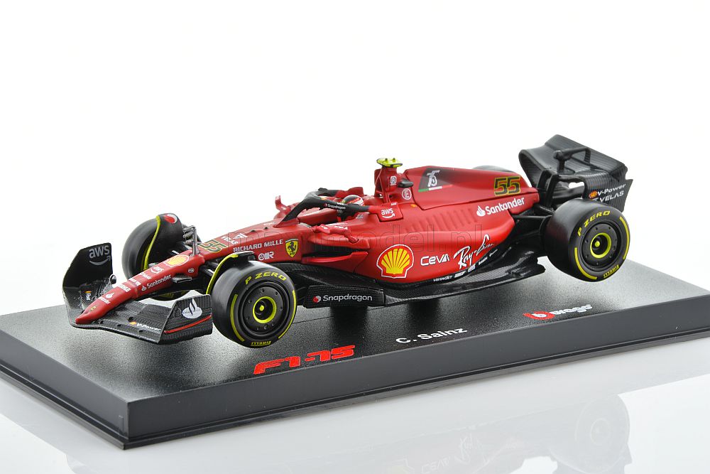 F1 Ferrari F1-75 #55 C. Sainz 2022 1/43 Bburago