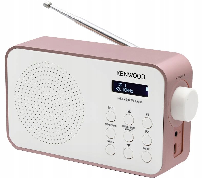 Radio CYFROWE KENWOOD CR-M20DAB DAB+ FM RDS SLEEP ALARM BATERIE