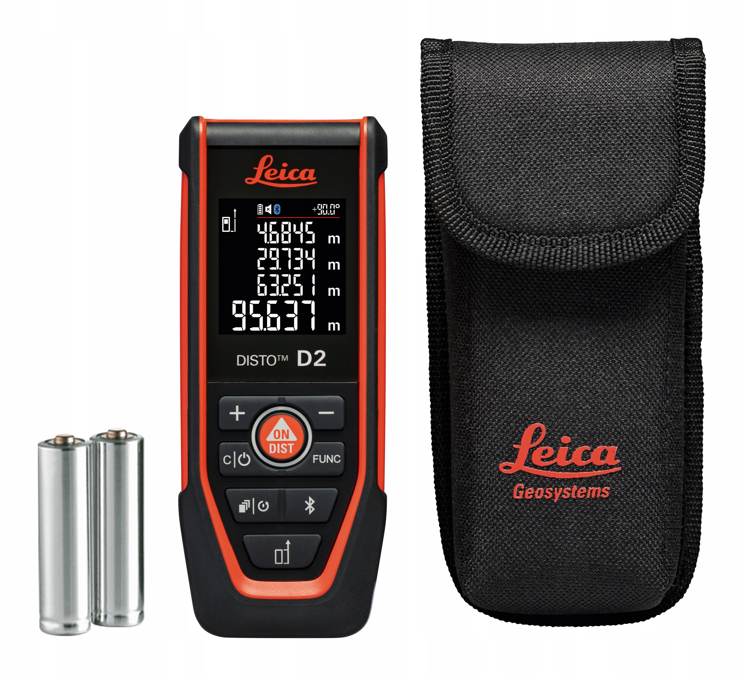 Dalmierz miara laserowa Leica Disto D2R czujnik nachylenia 150 m Bt Nfc