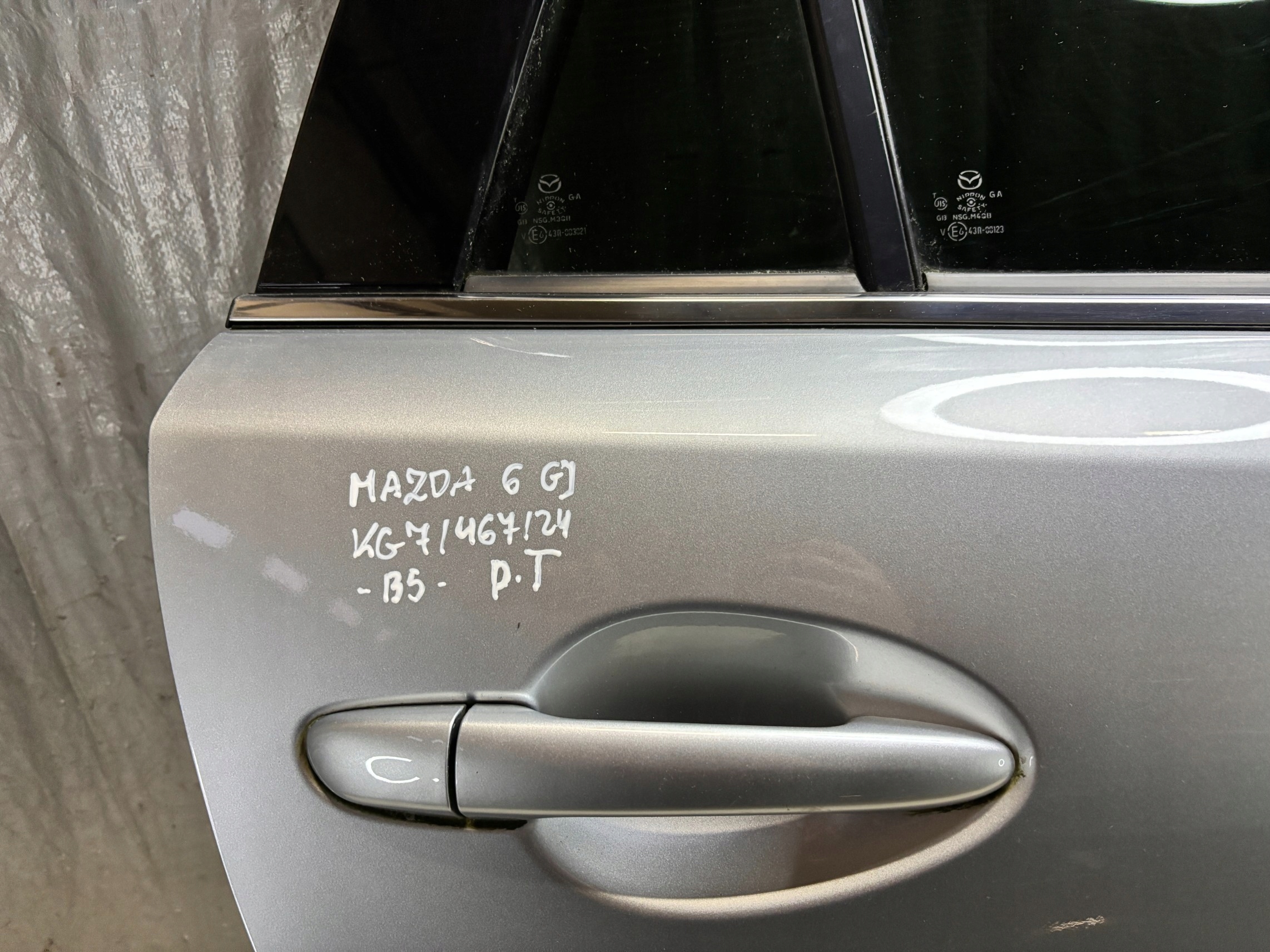 Tür rechts heck MAZDA 6 III GJ KOMBI k: 45P