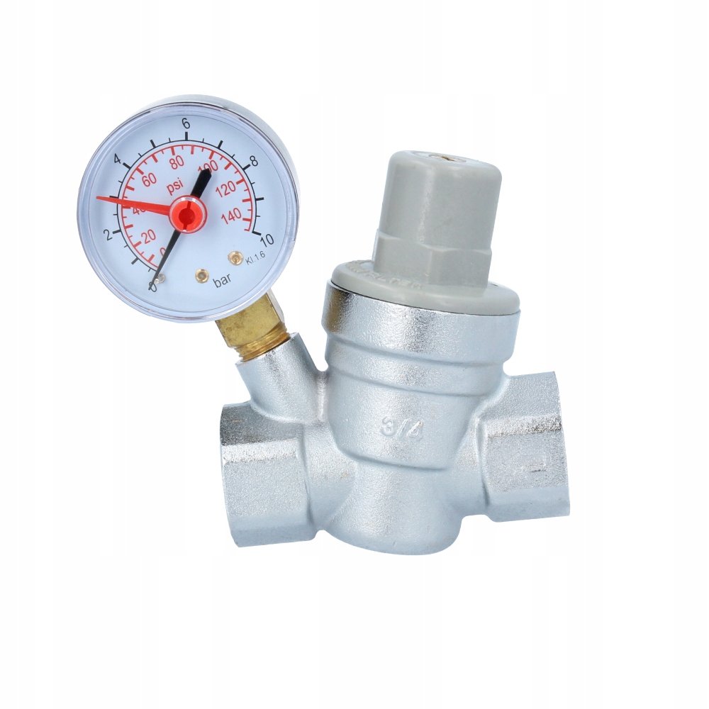 

Reduktor regulator ciśnienia wody 3/4 manometr
