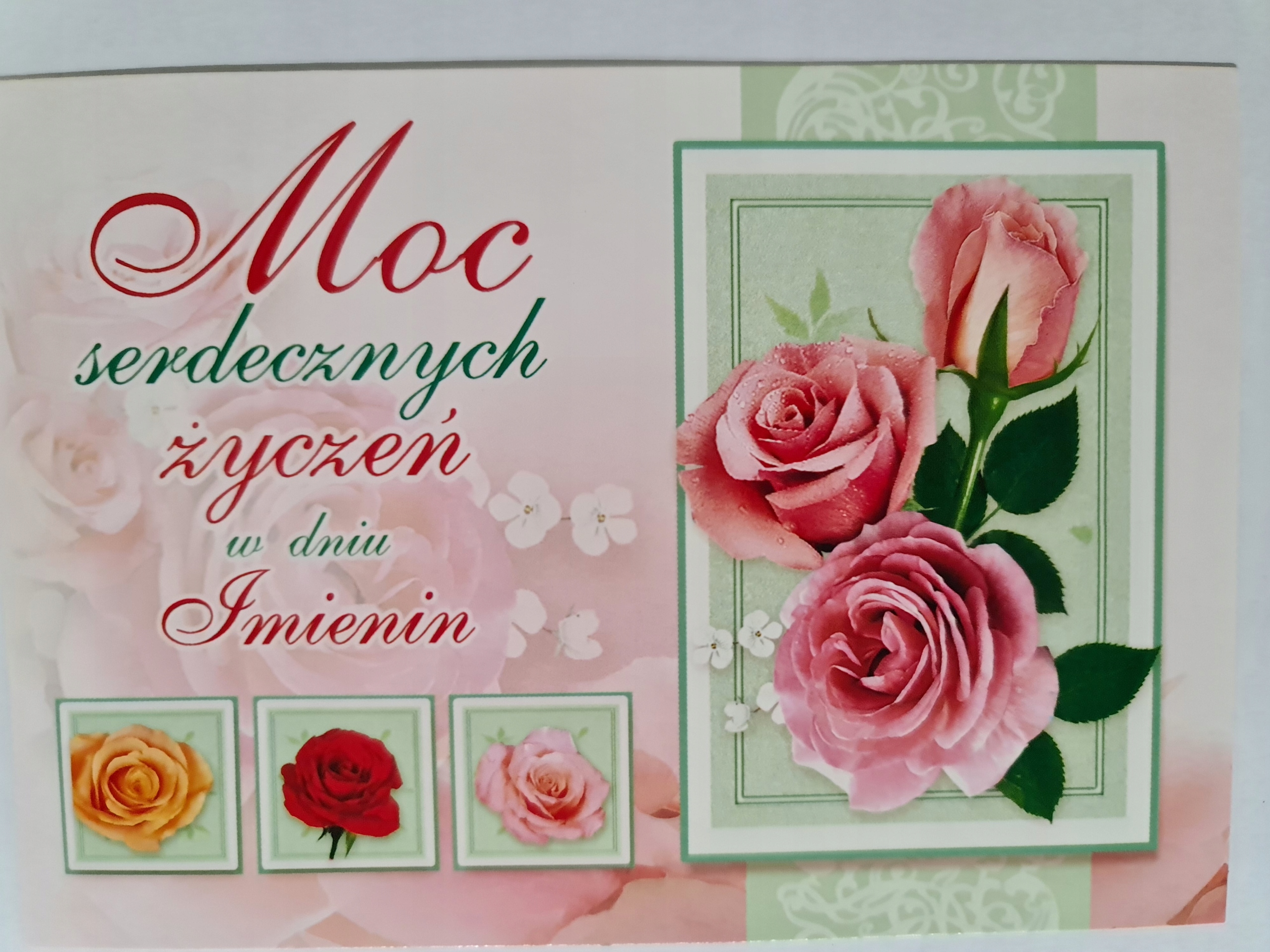 

pocztówki Pocztówka imieninowa Cena za 2 Sztuki