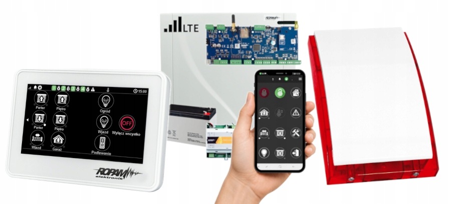 Ropam NeoLTE-IP-64 Zestaw Alarmowy Wifi App Panel