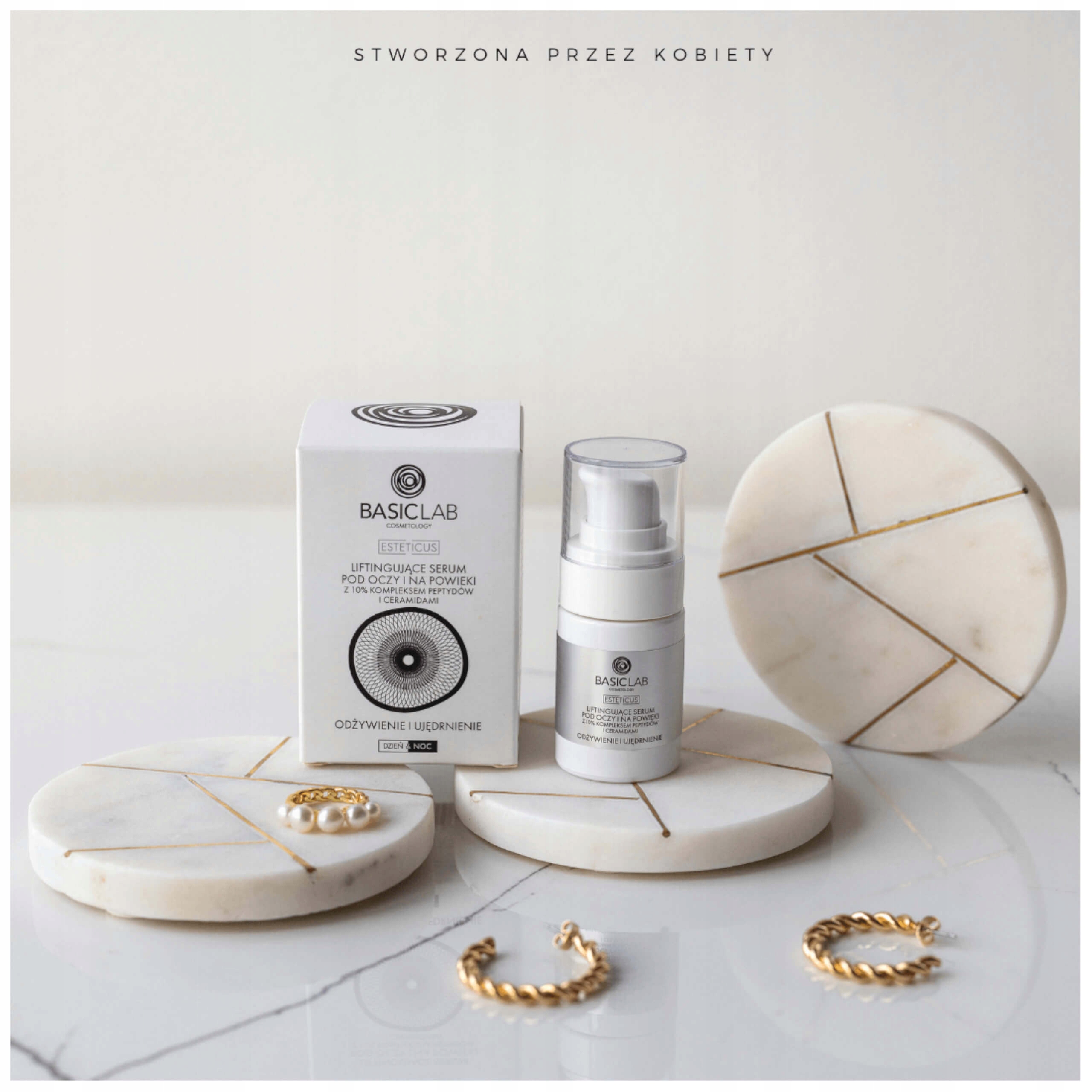 BasicLab liftingujące serum pod oczy i na powiekę Marka BasicLab