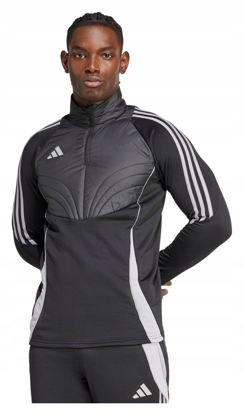 Mikina Adidas Teamwear Tiro 24 Winterized šedo-černá IM9966 vel. L
