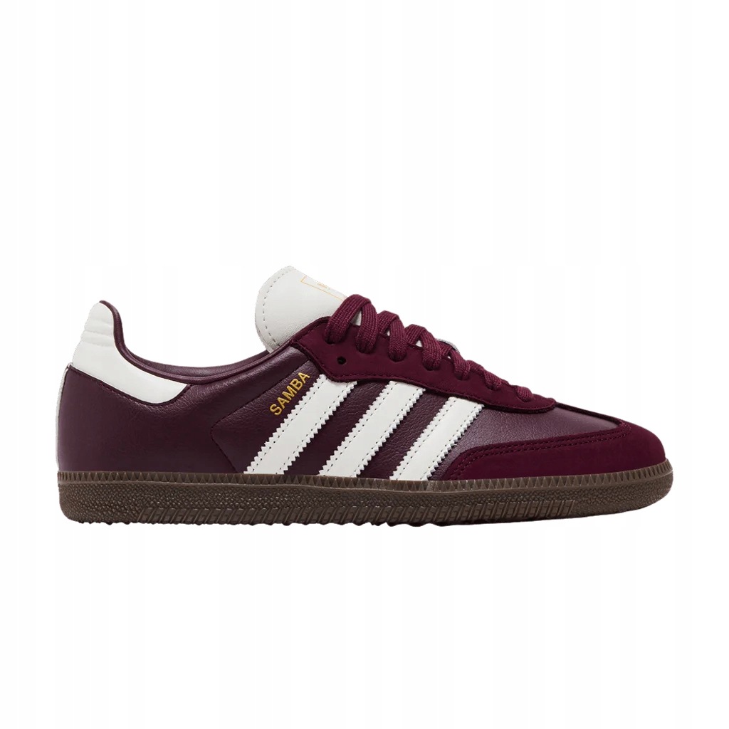 Damskie buty sportowe adidas Samba Og bordowe skórzane rozmiar 37 1/3