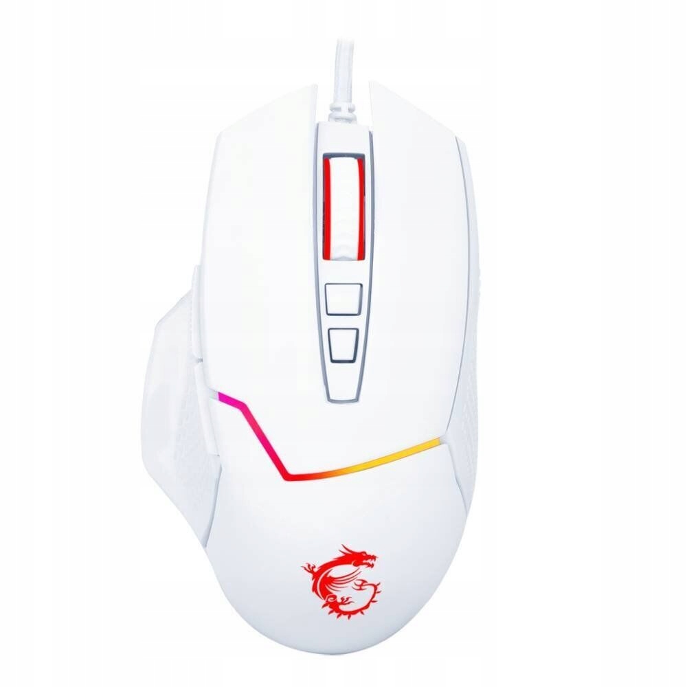 Mysz Przewodowa Msi GM20 v2 Clutch Biała