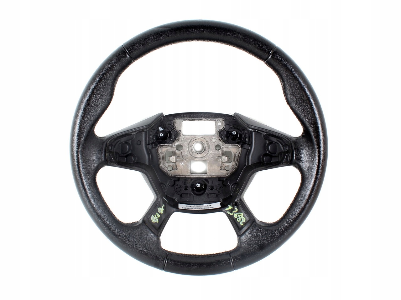 BM513600AD - 4-спицевое кожаное рулевое колесо FORD FOCUS MK3-14R