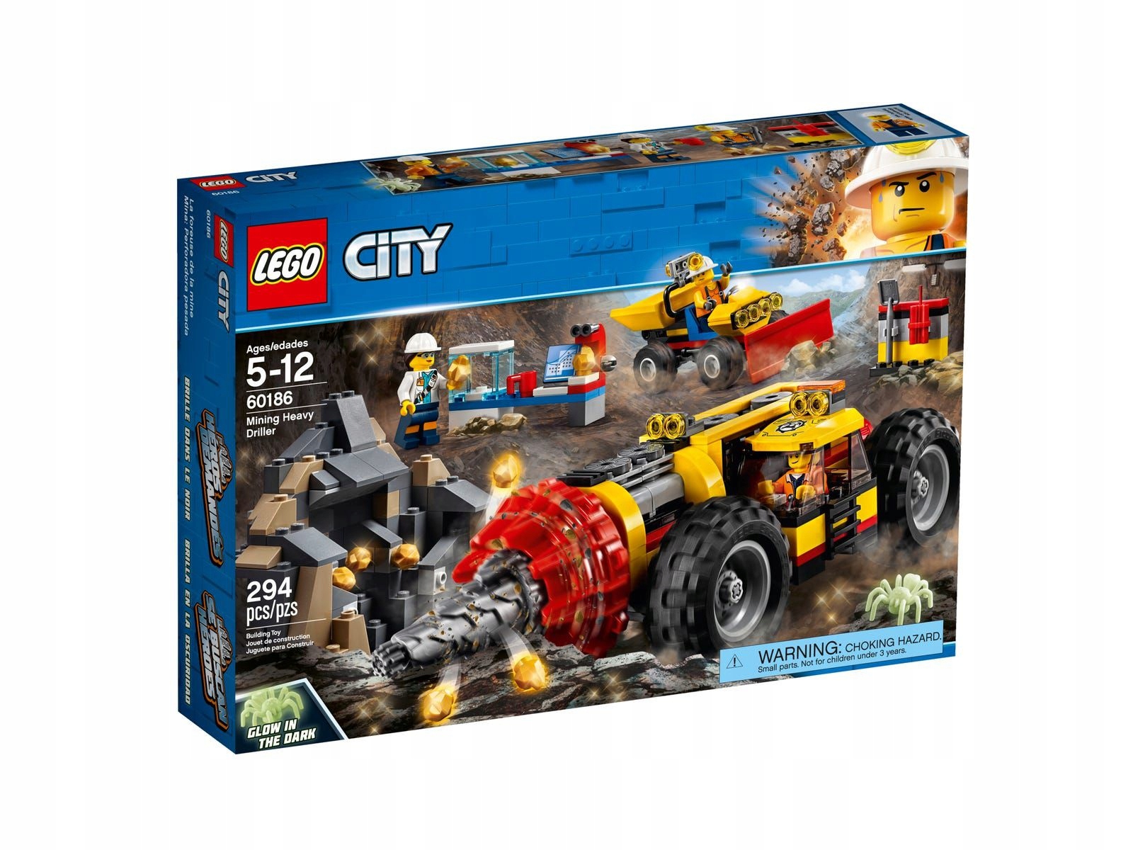 Lego City 60186 Ciężkie wiertło górnicze Nowe