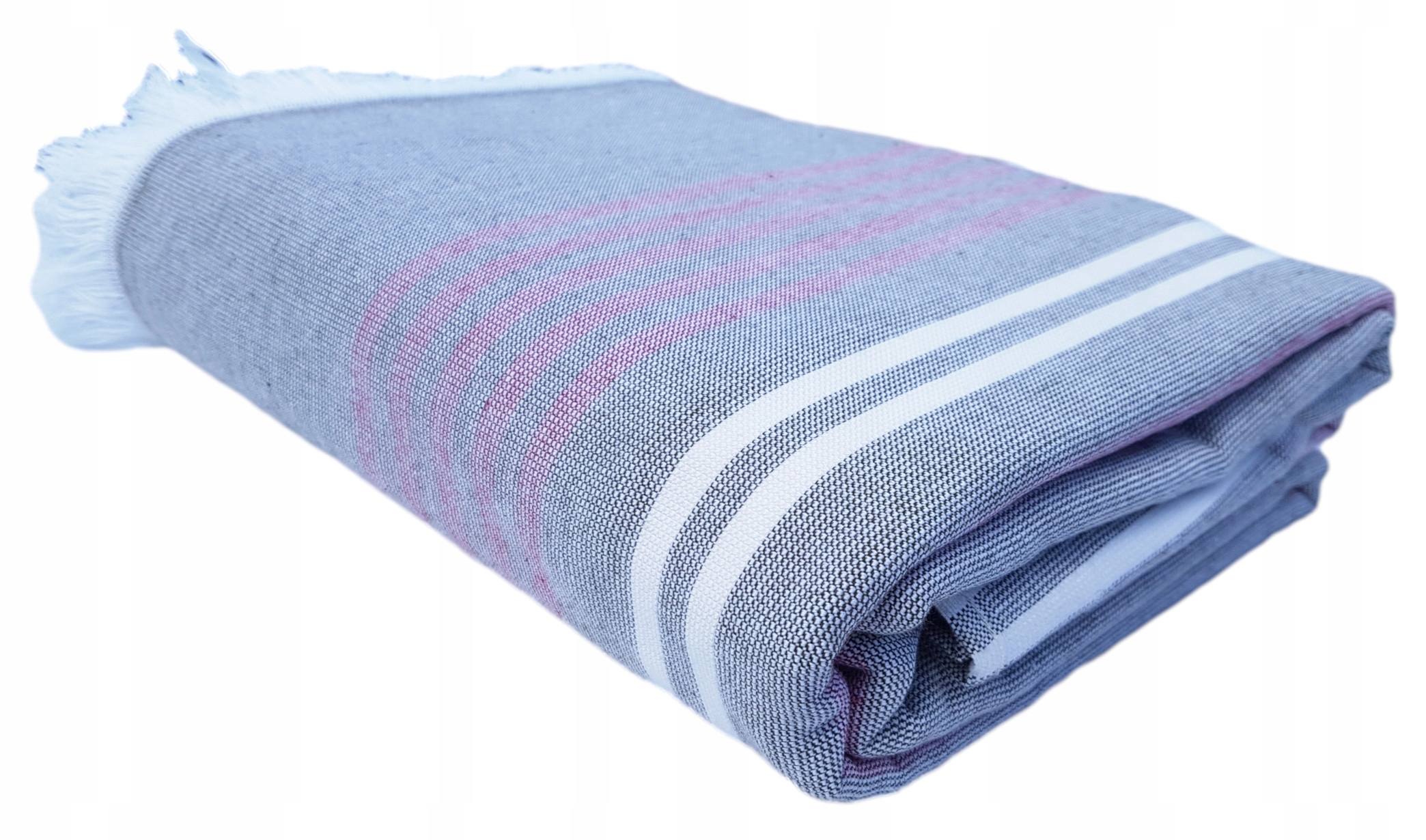 Plážová deka ručník 140x190 bavlna přírodní šedá lehká tenká savá