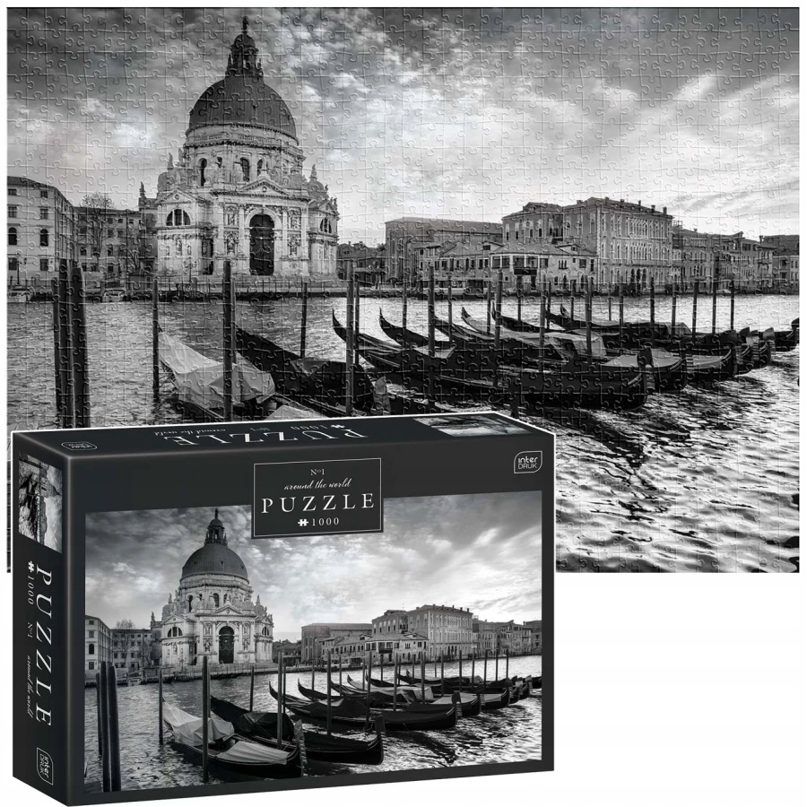 

Interdruk Puzzle 1000 el Wenecja Czarno Białe