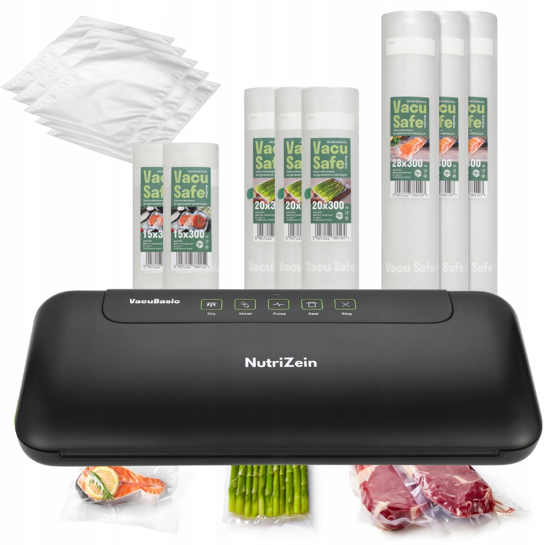Zgrzewarka próżniowa do żywności pakowarka jedzenia NutriZein Folia