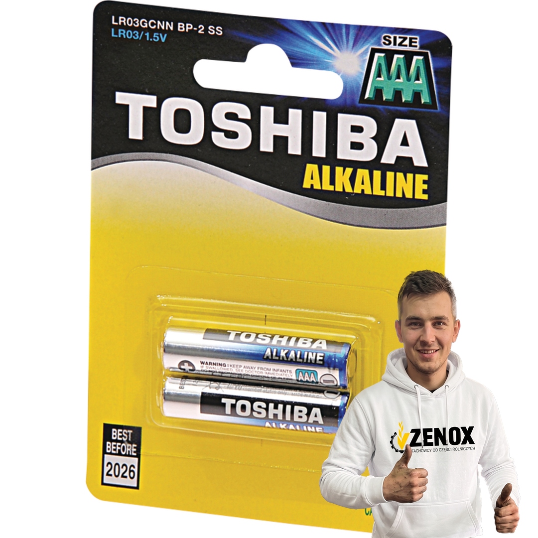 Baterie alkaiczne standard Aaa 1.5V Toshiba Alkaline Blue Line 2x12 sztuk