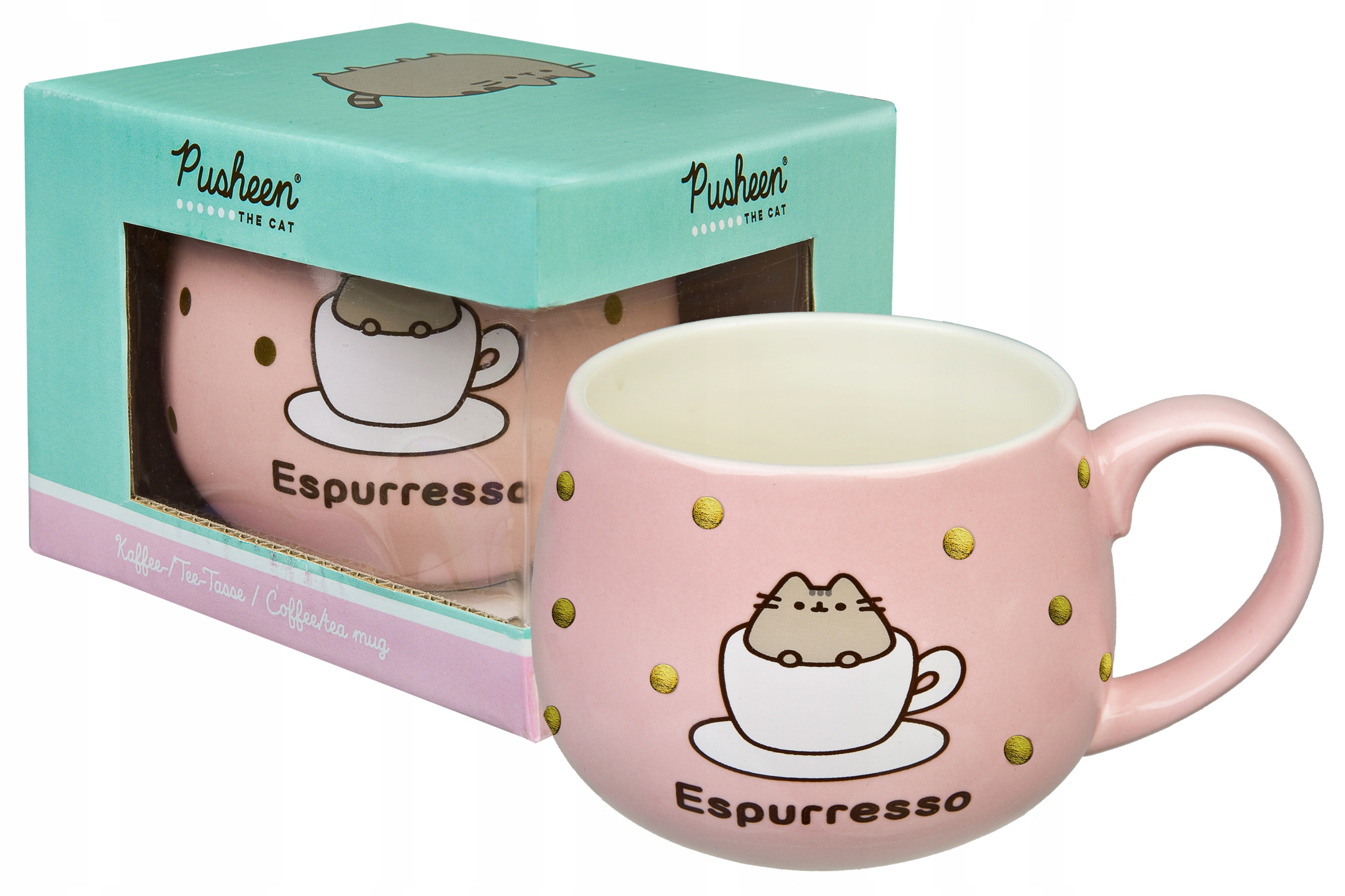 

Pusheen Kubek 300ml na kawę, herbatę Pink Pastel