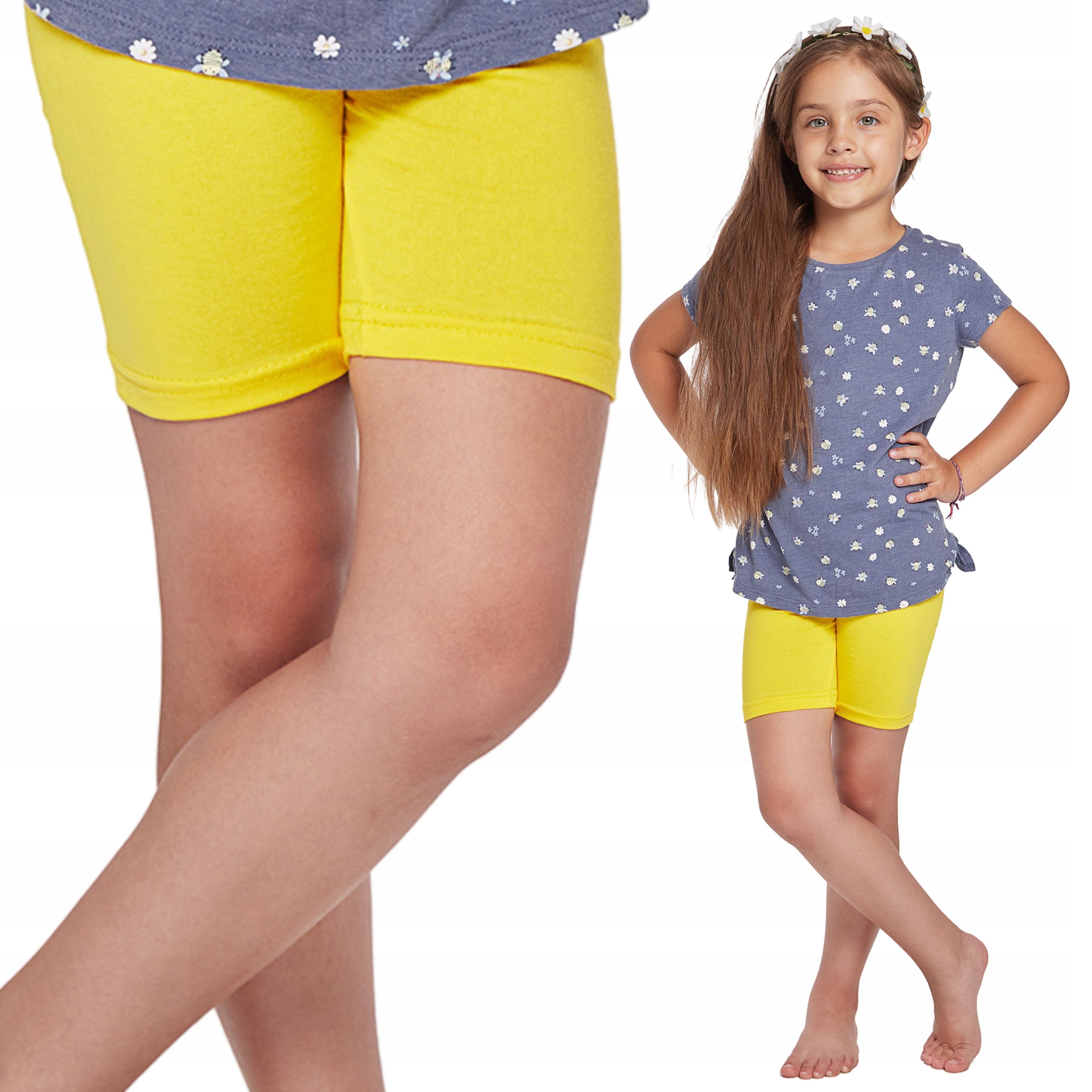 

Dziewczęce Legginsy 1/2 Krótkie Szorty Kolarki