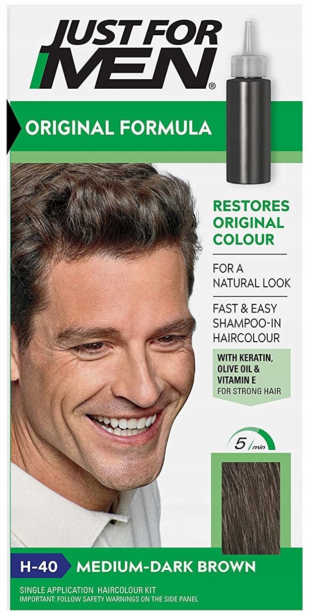 

Just For Men Odsiwiacz H-40 Średni Ciemny Brąz