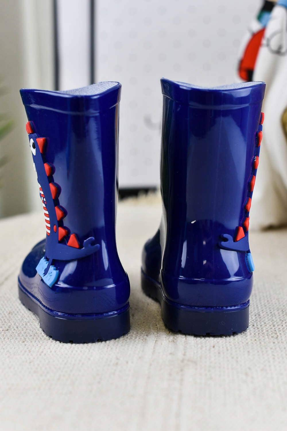 Kalosze dziecięce Smok granatowe (29) Odcień granatowy