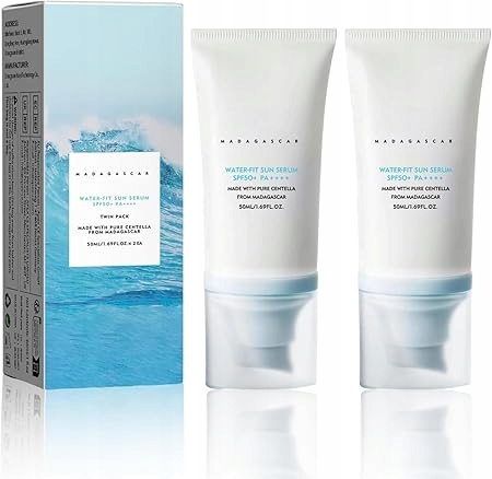 SKIN1004 Centella Water-Fit Sun Serum SPF50+ – dvojbalení 2x50 ml.
