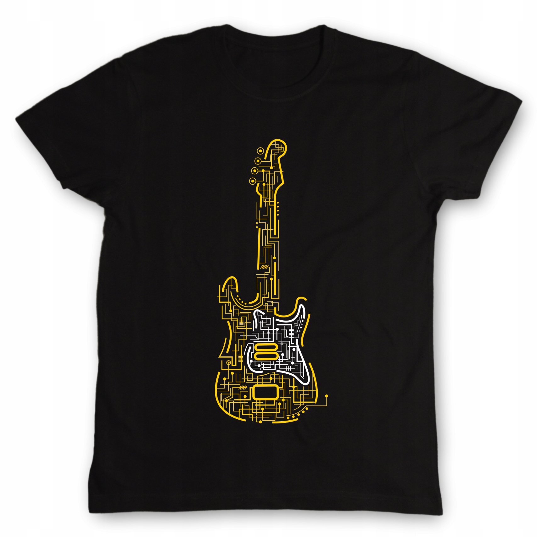 

Koszulka Muzyczna Gitara Electric Cyber Dźwięk S