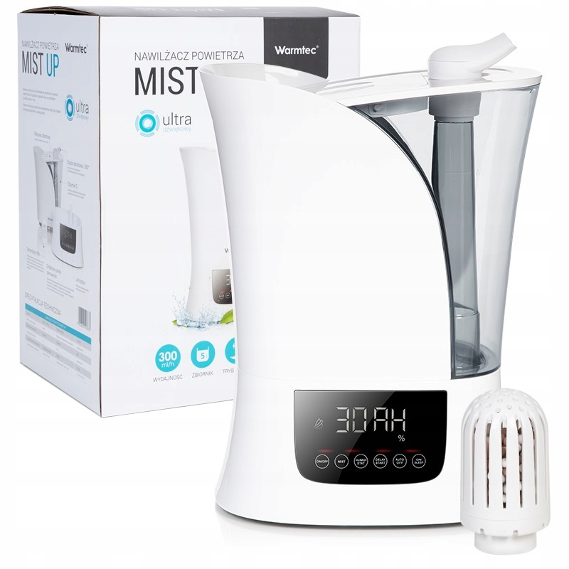 

Ultradźwiękowy nawilżacz powietrza Warmtec Mist Up