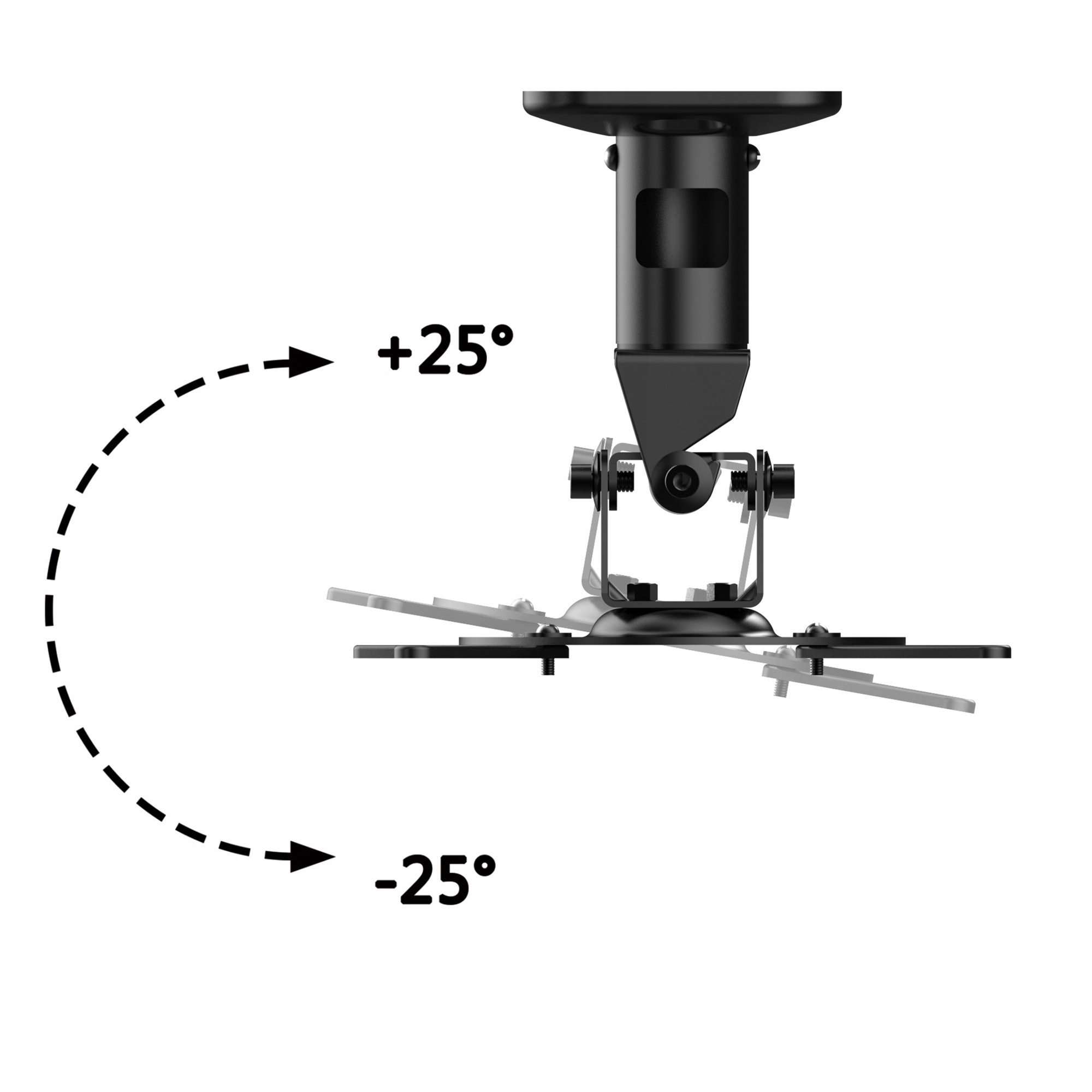 PureMounts PM-SPIDER-PLUS-B Kauber Pro1 uchwyt sufitowy do projektora black Model PM-SPIDER-PLUS-B