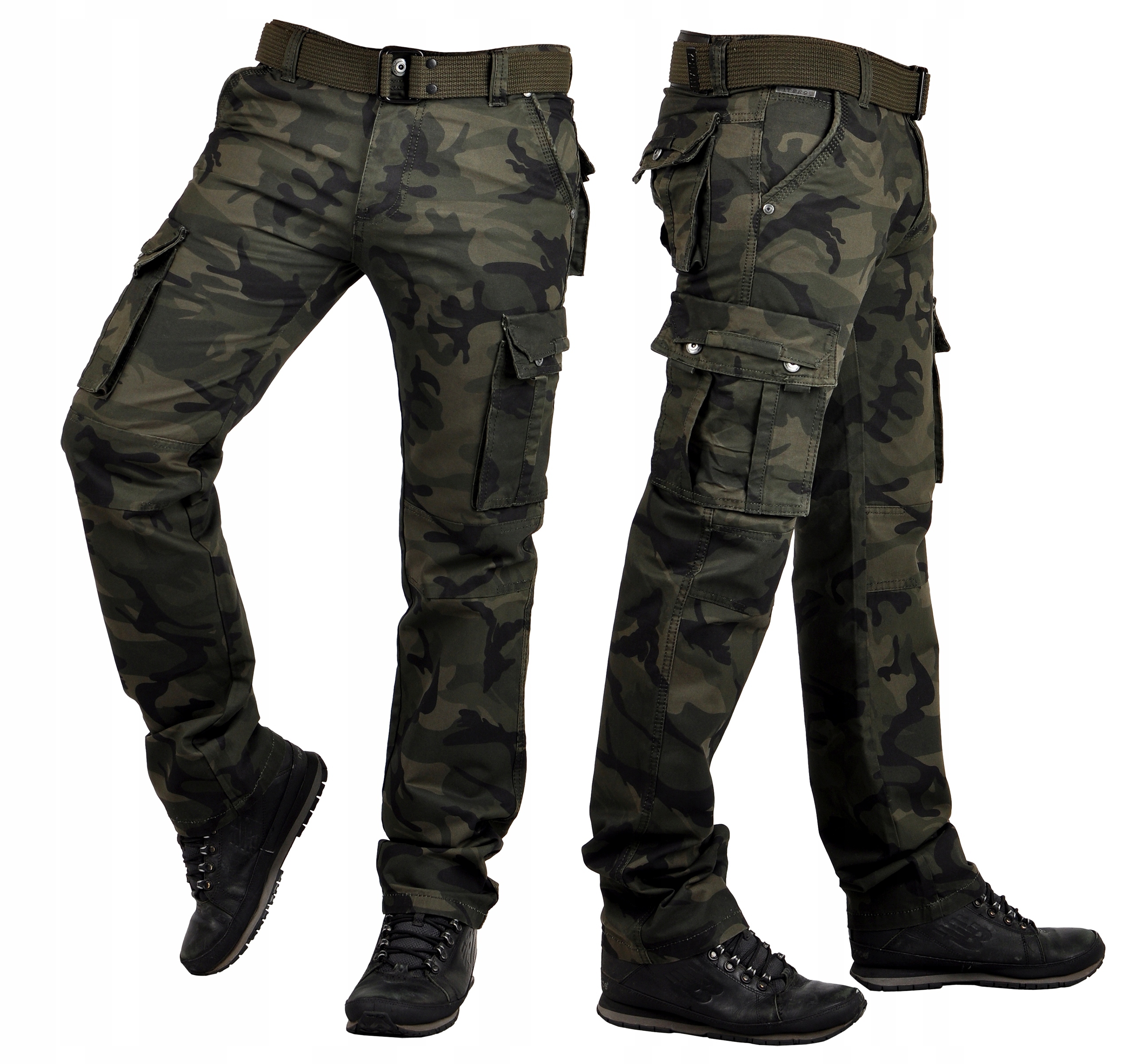 it096-9 r. 42 Robocze Bojówki Pasek Moro