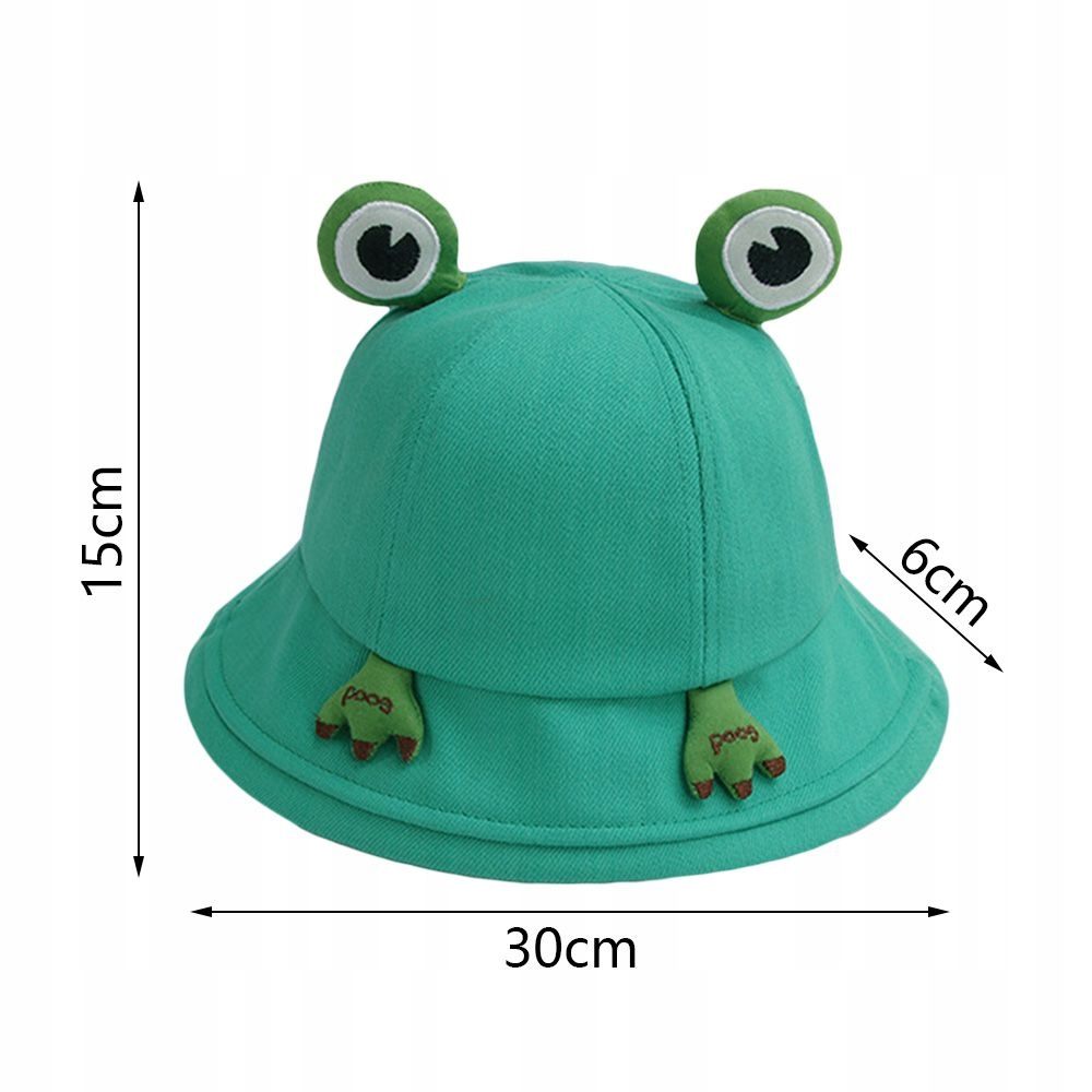 KAPELUSZ RYBACKI BUCKET HAT ŻABA CZAPKA ZIELONY Rodzaj bucket