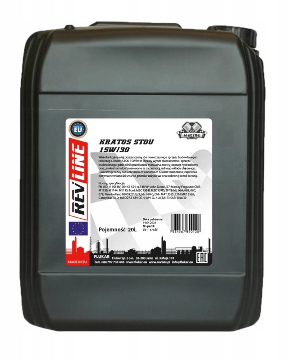 Revline Kratos STOU 15W30 op. 20L