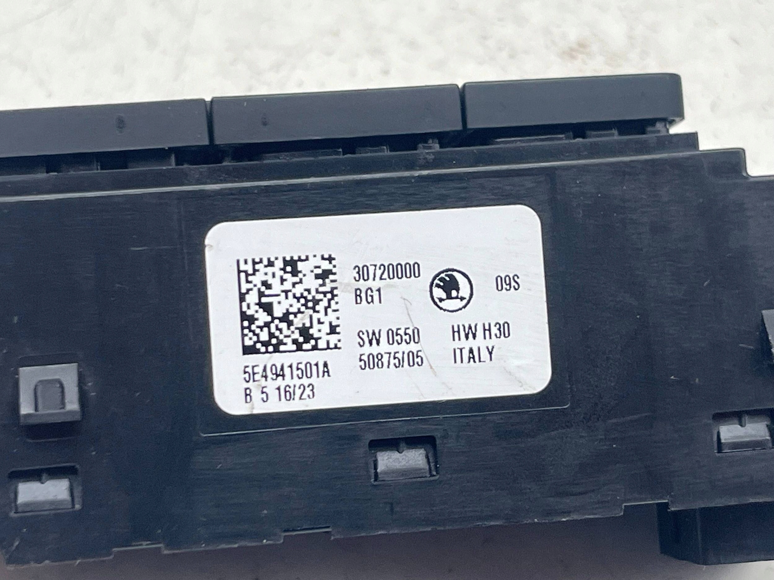 PANEL lichtschalter Skoda Octavia Mk4 5E4941501A Original!! !J