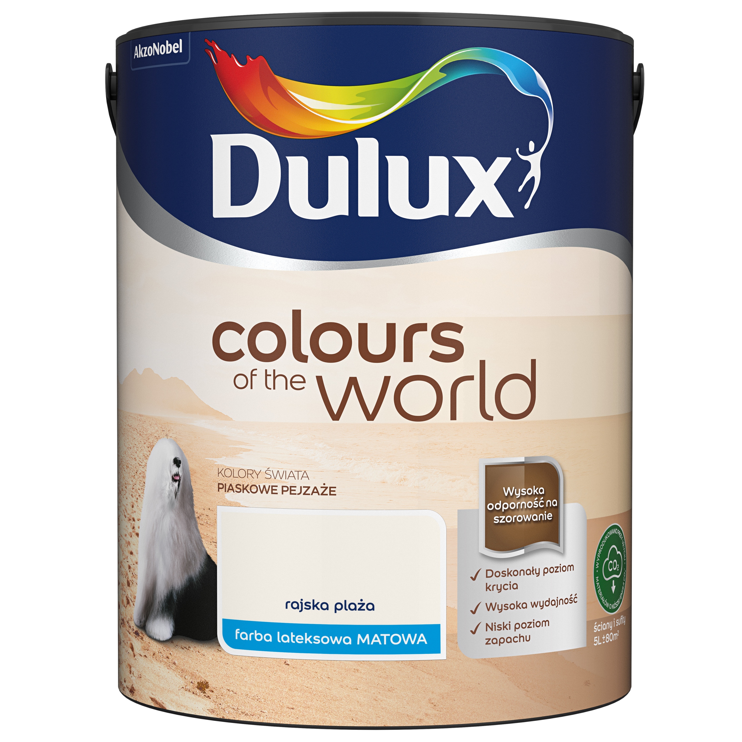 Dulux Colours Of The World Barva Emulzní Barva Paradise Beach 5L