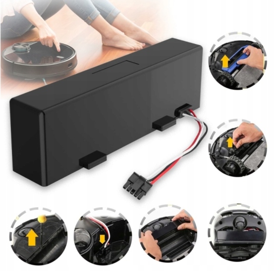 Baterie akumulátor 3200 mAh pro Xiaomi Robot Mop Pro INR18650 MA1-4S1P-SC