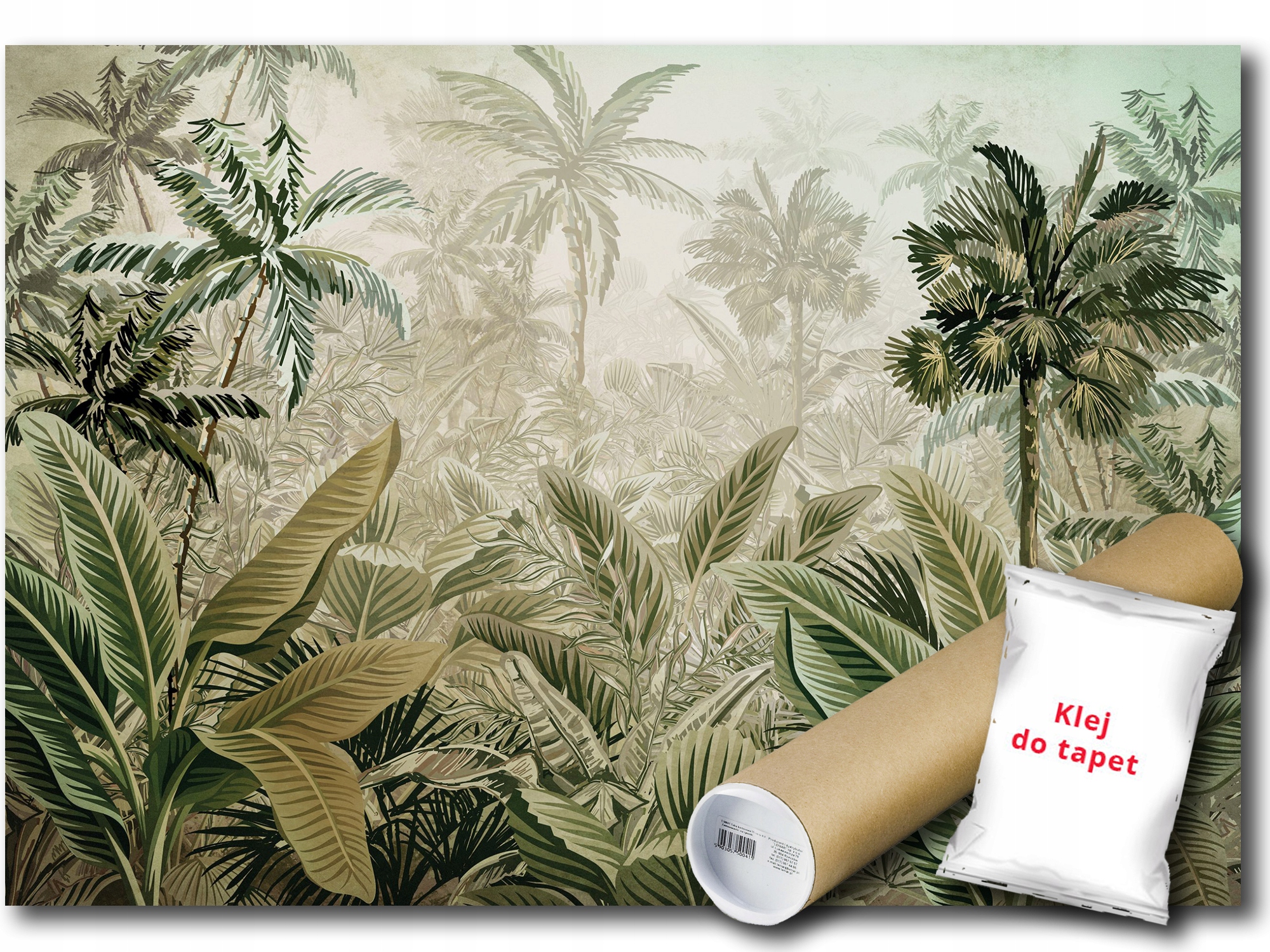 Vinylová Fototapeta Džungle Rostliny 368x254 cm