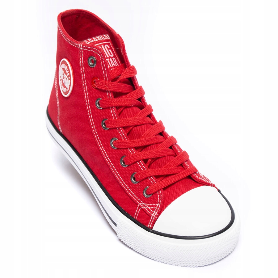 Big Star Trampki Damskie Wysokie Czerwone JJ274A503 603 40