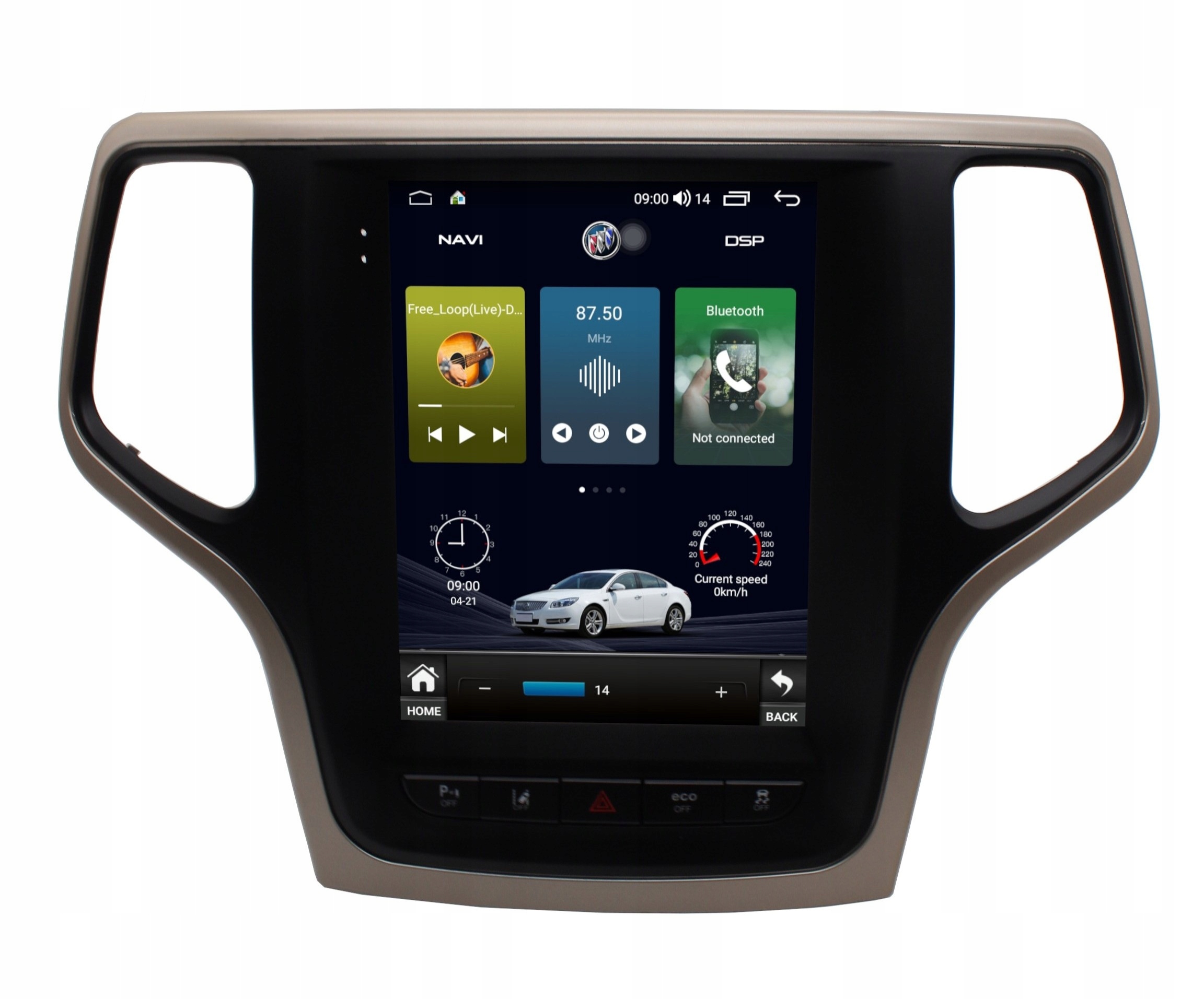 Radio Nawigacja Gps Jeep Grand Cherokee 2014-2017 Android Carplay 4/64 Gb