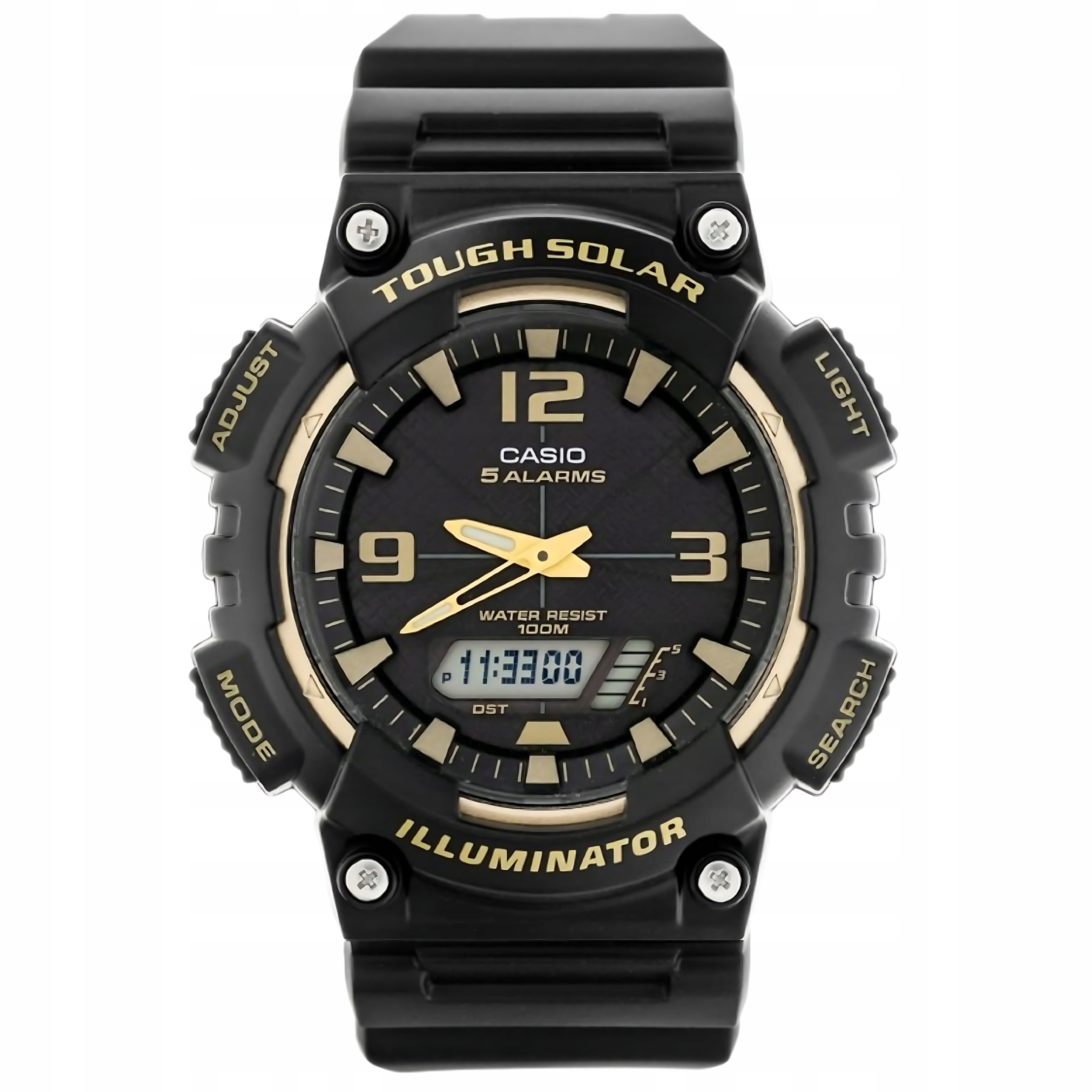 Pánské Hodinky Casio AQ-S810W-1A3V Solární panely Vodotěsné WR100 Box