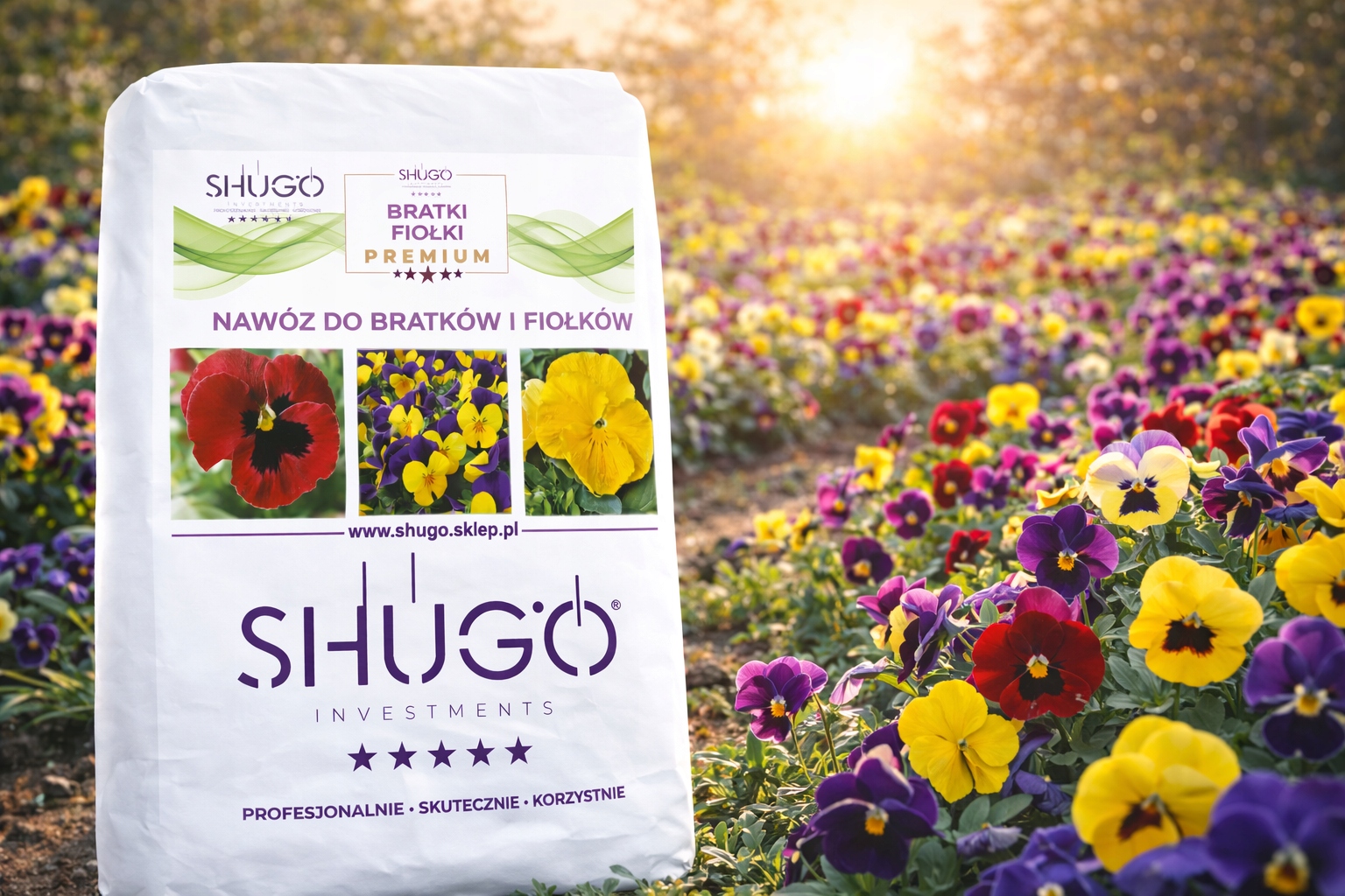 Barevná závrať – hnojivo pro bratry a fialky 10 kg