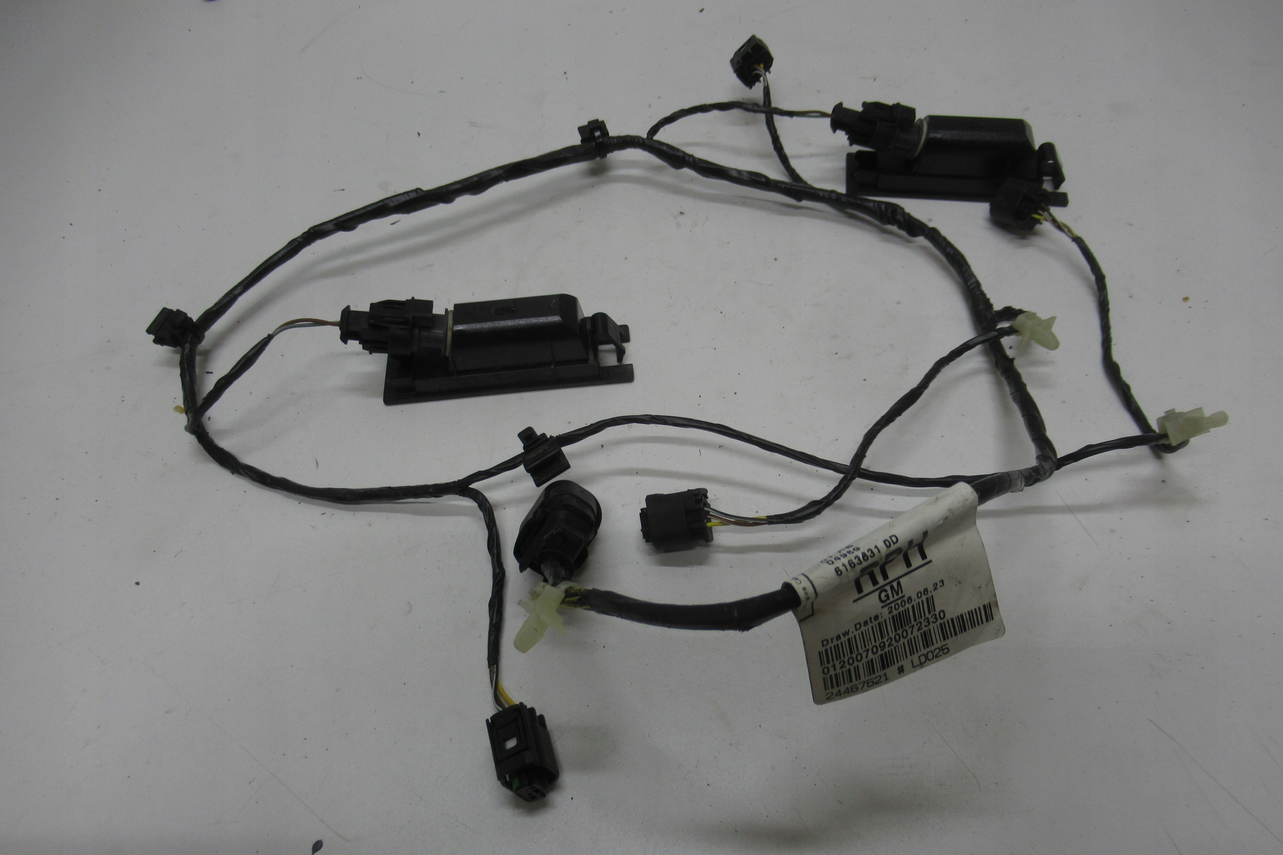 ASTRA H 07R cablaggio CZUJNIKOW di retromarcia 24467521