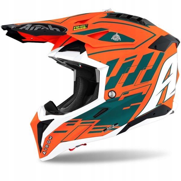 Airoh Aviator 3 Rampage Orange prilba pomar-šedá