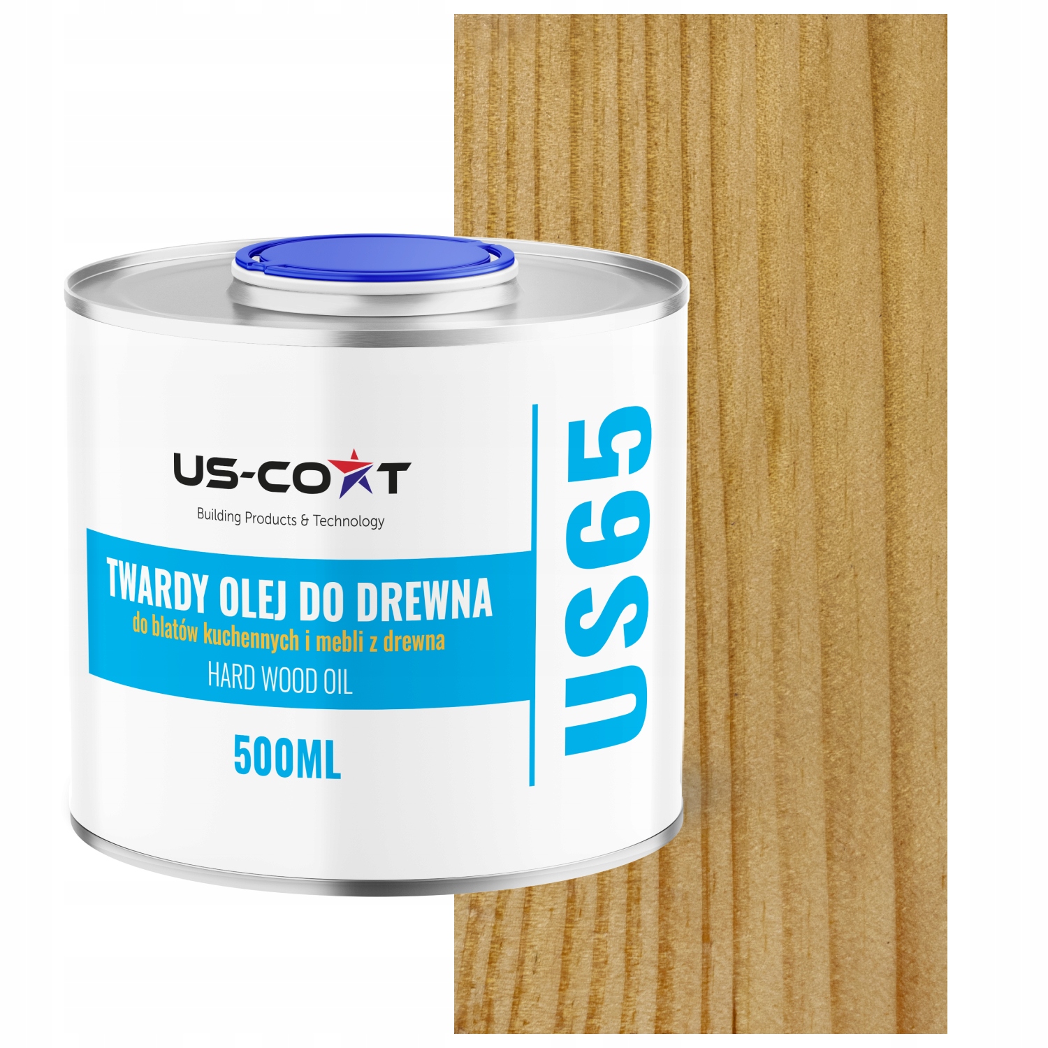 Tvrdý Olej na Nábytek, Kuchyňské Desky, Terasy a Altány 500ml Přírodní Matný