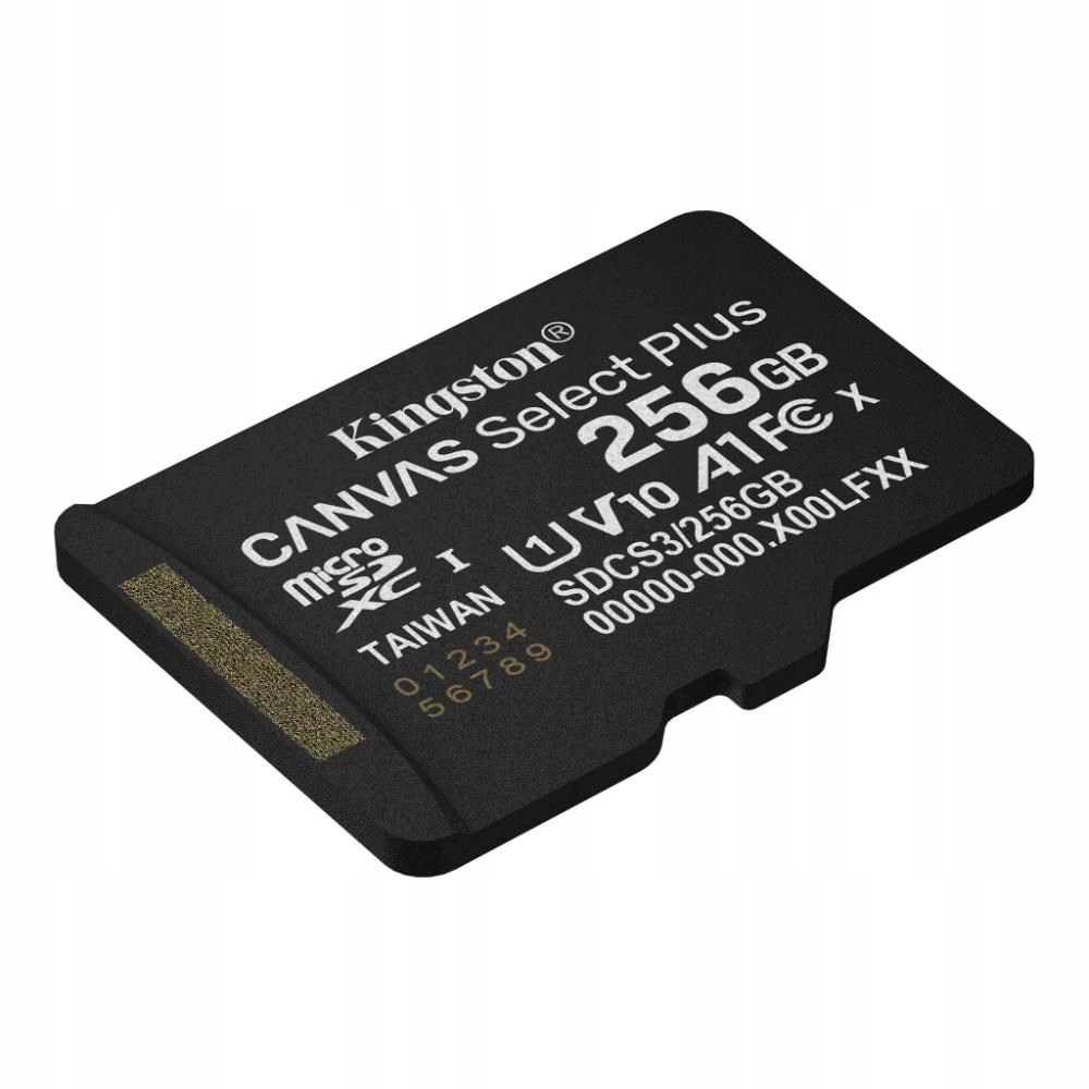 KINGSTON 256GB micSDXC Canvas Select Plus Gen3 150R A1 w/o ADP — 4