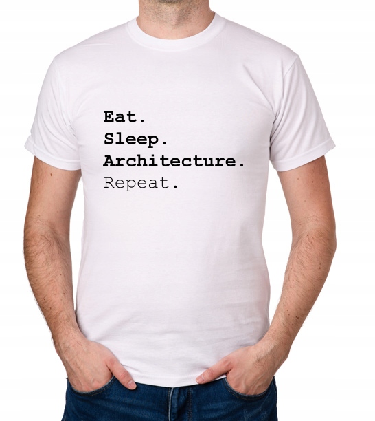 

koszulka Eat Sleep Architecture Repeat prezent